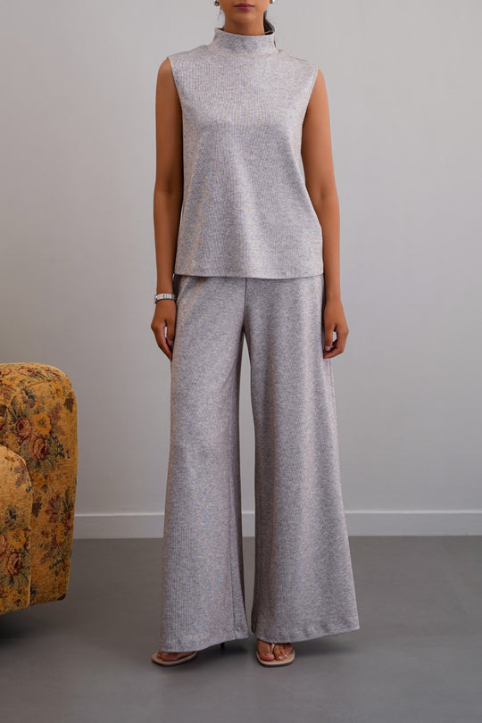 OAT WHITE CLOUD STRETCHY TOP