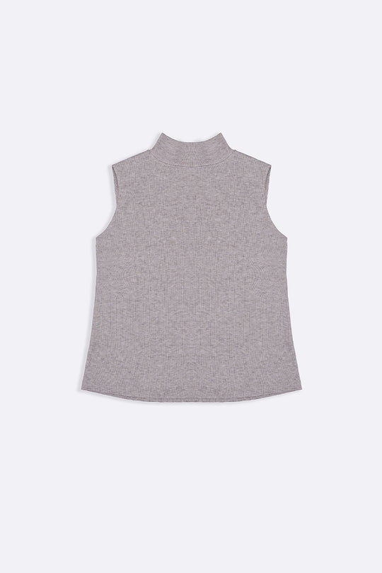 OAT WHITE CLOUD STRETCHY TOP