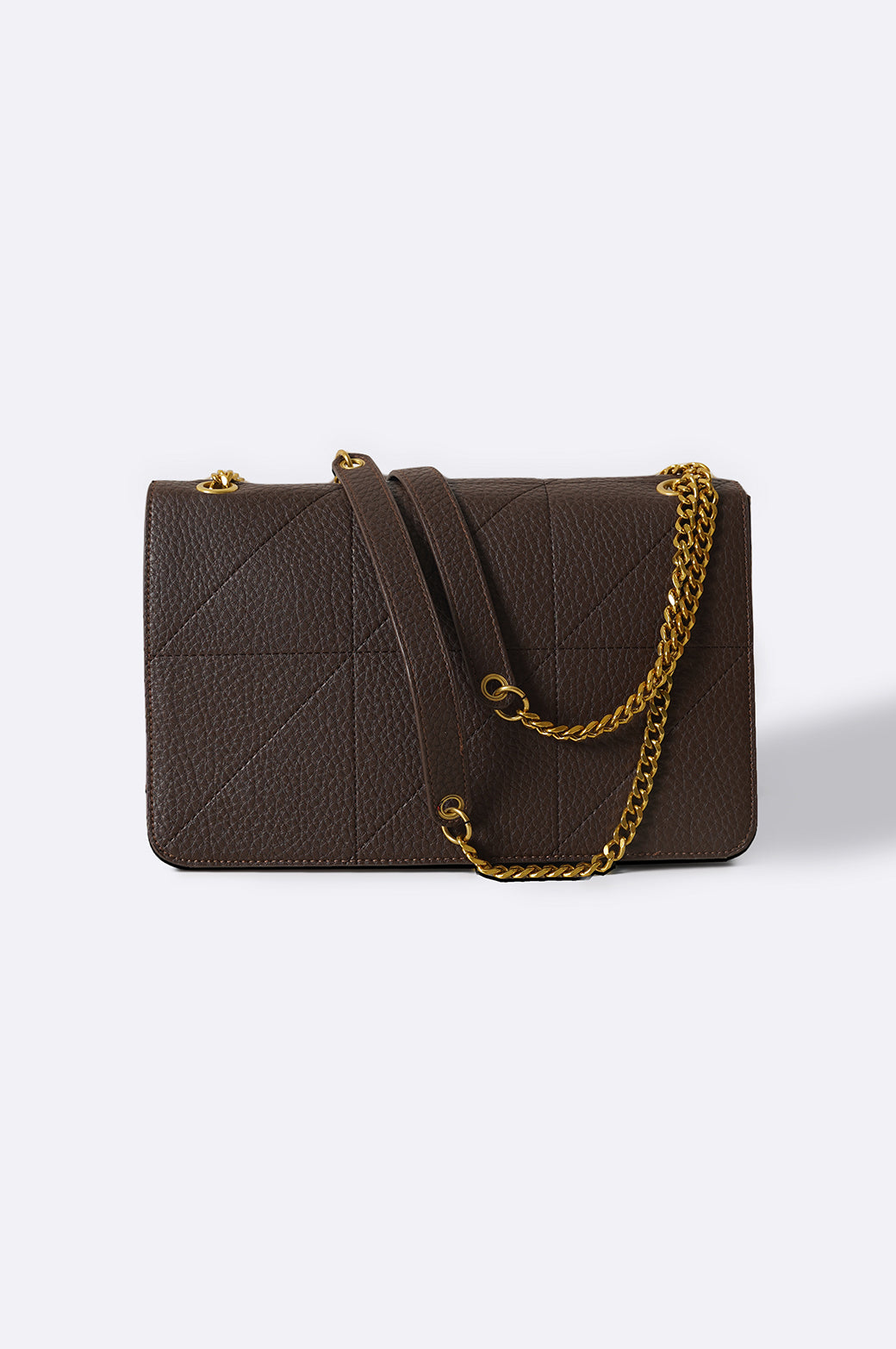 BROWN ZORA SHOULDER BAG