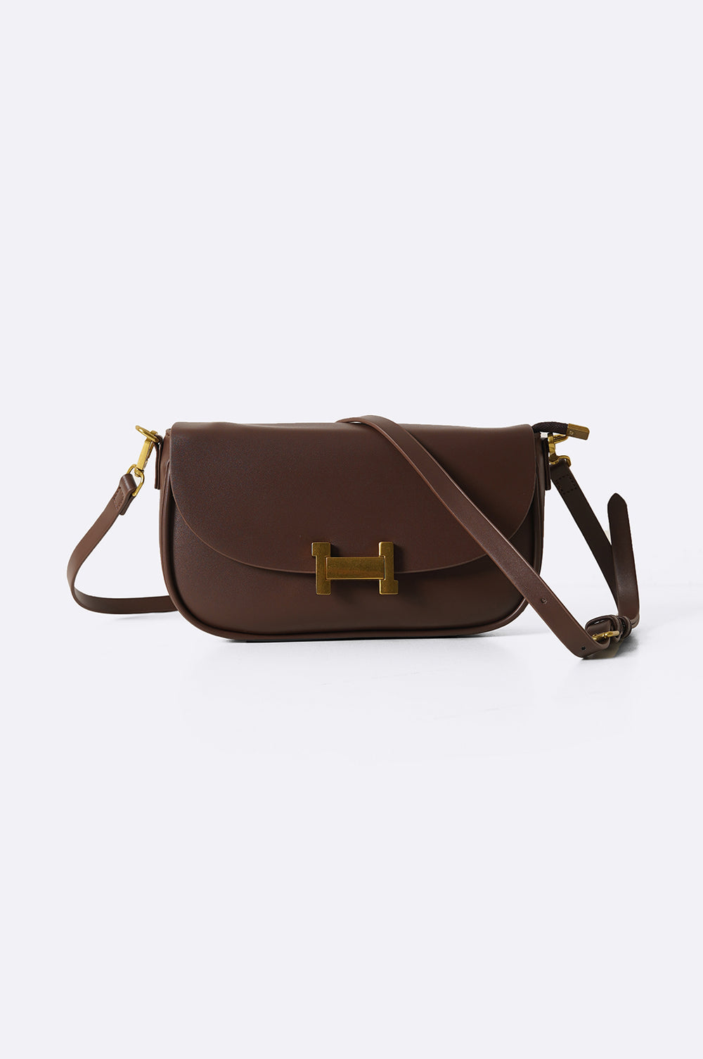 BROWN STATEMENT BAG