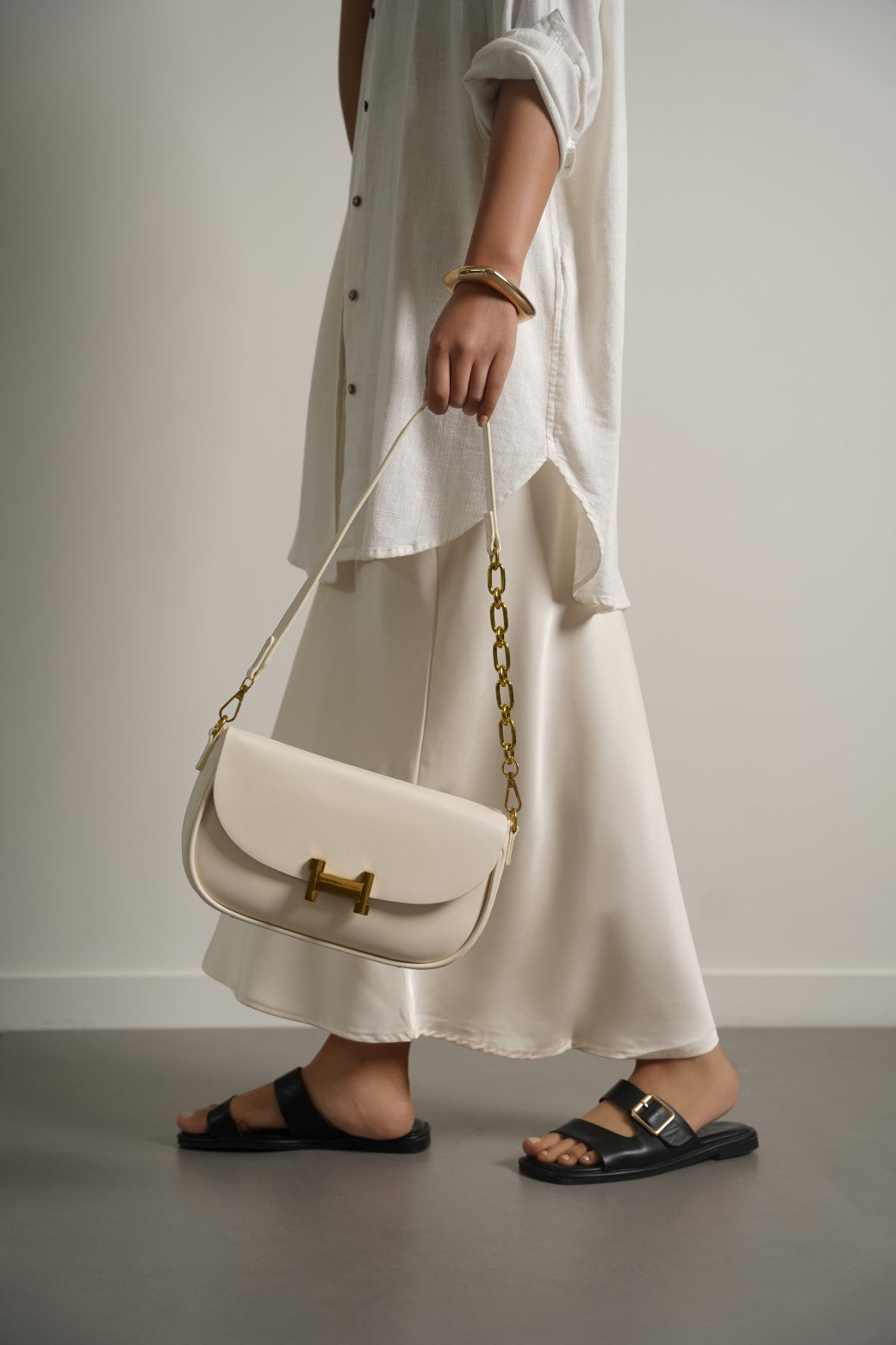 CREAM STATEMENT BAG