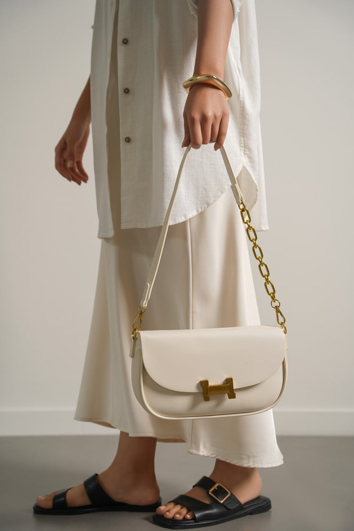 CREAM STATEMENT BAG