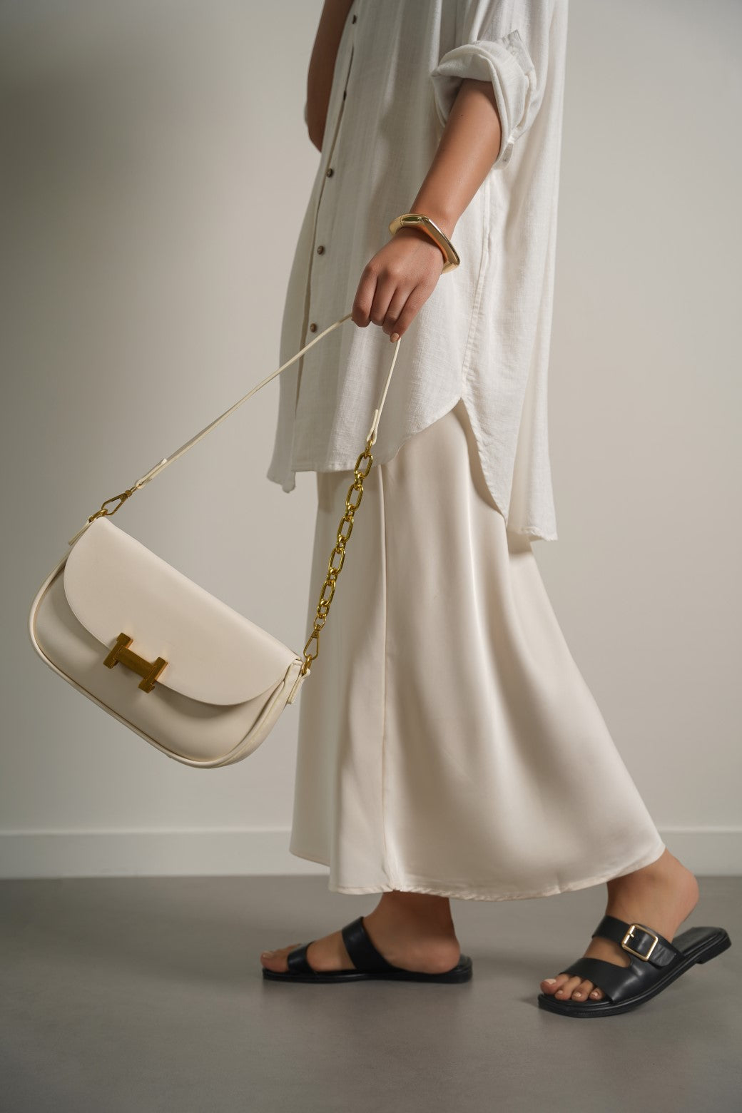 CREAM STATEMENT BAG