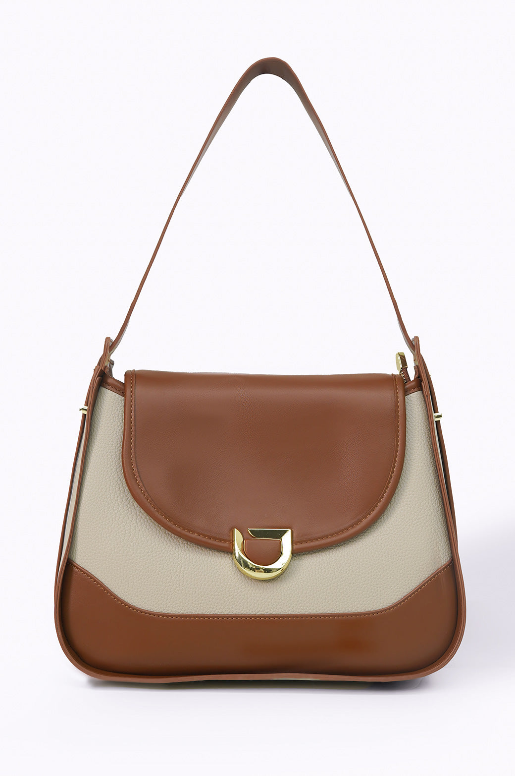 BEIGE CITY SHOULDER BAG