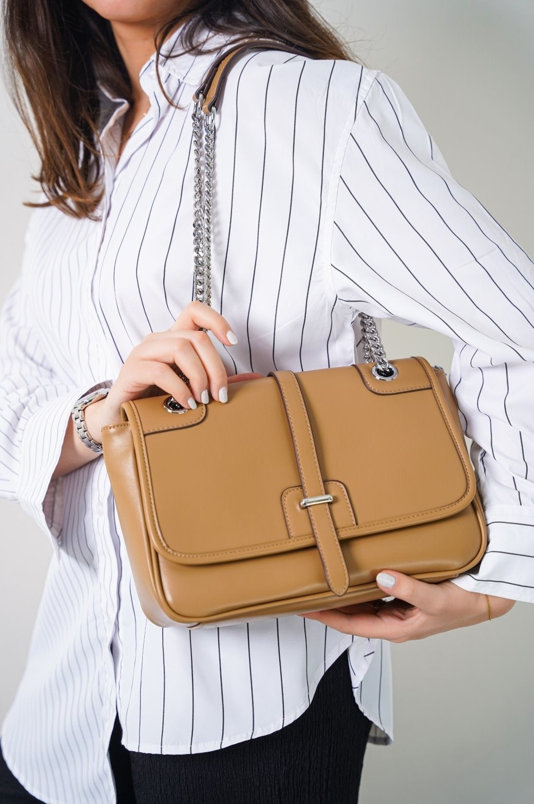KHAKI BILLIE SHOULDER BAG
