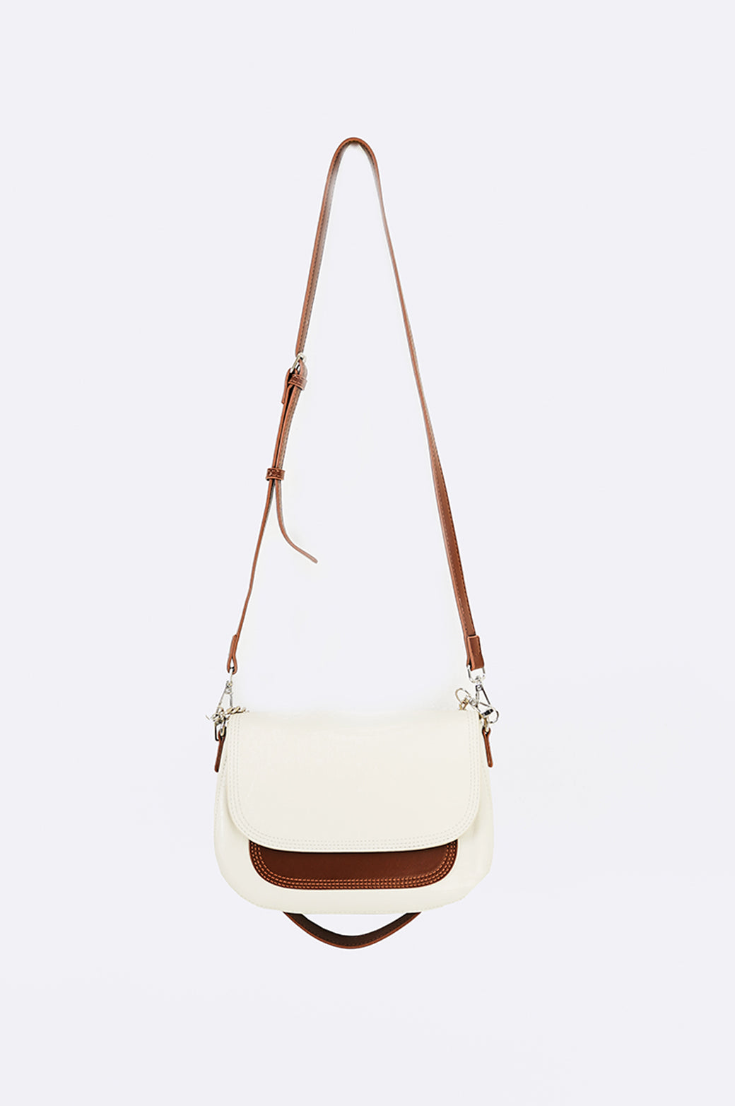 WHITE NOLA SHOULDER BAG