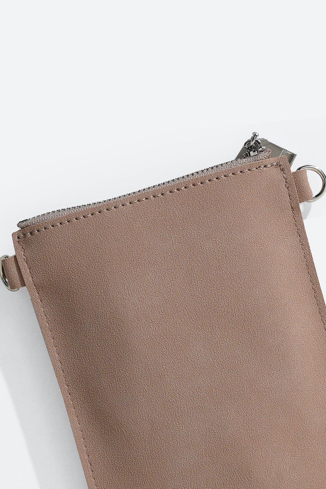 BEIGE UNISEX PHONE POUCH