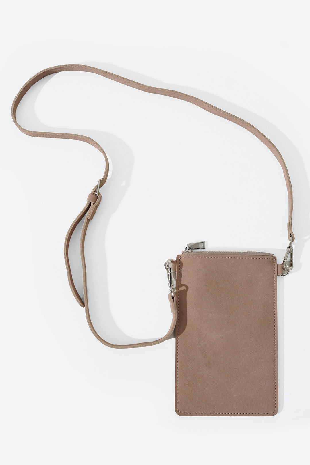 BEIGE UNISEX PHONE POUCH