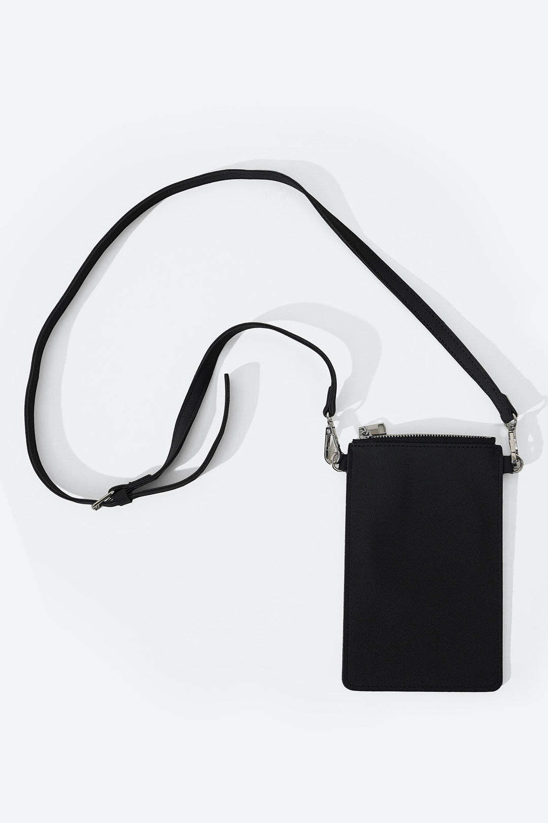 BLACK UNISEX PHONE POUCH