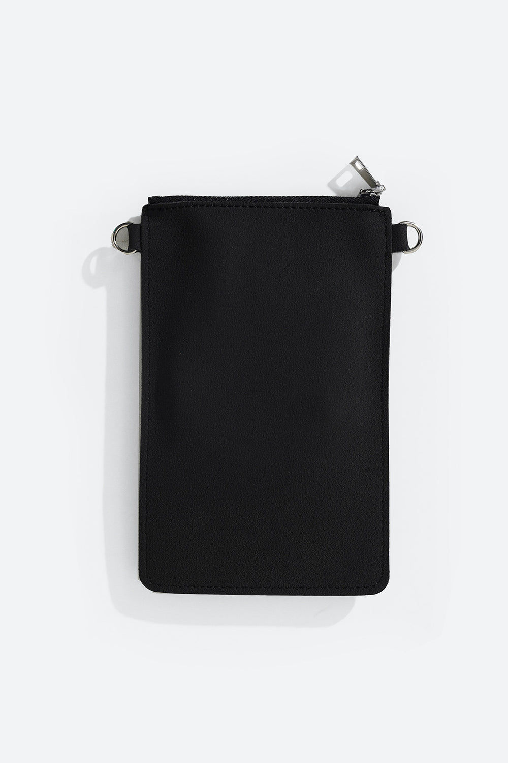 BLACK UNISEX PHONE POUCH