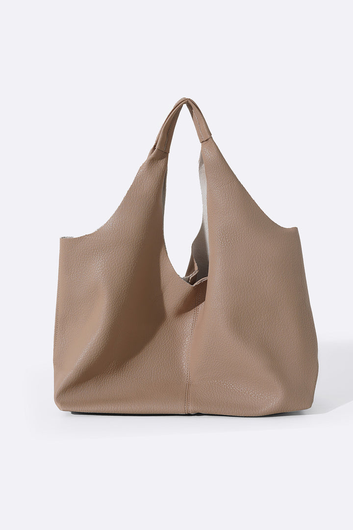 SLOUCHY FRAYED TOTE