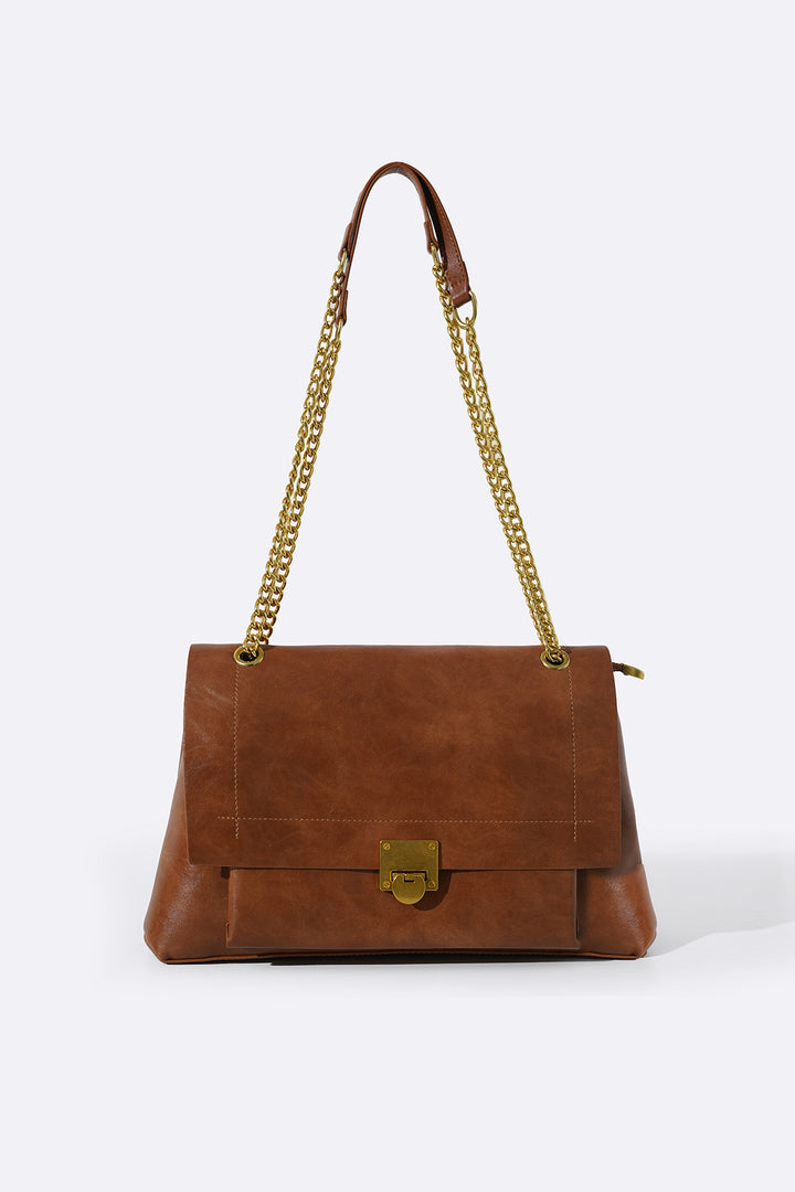 TAN ALL-DAY SHOULDER BAG