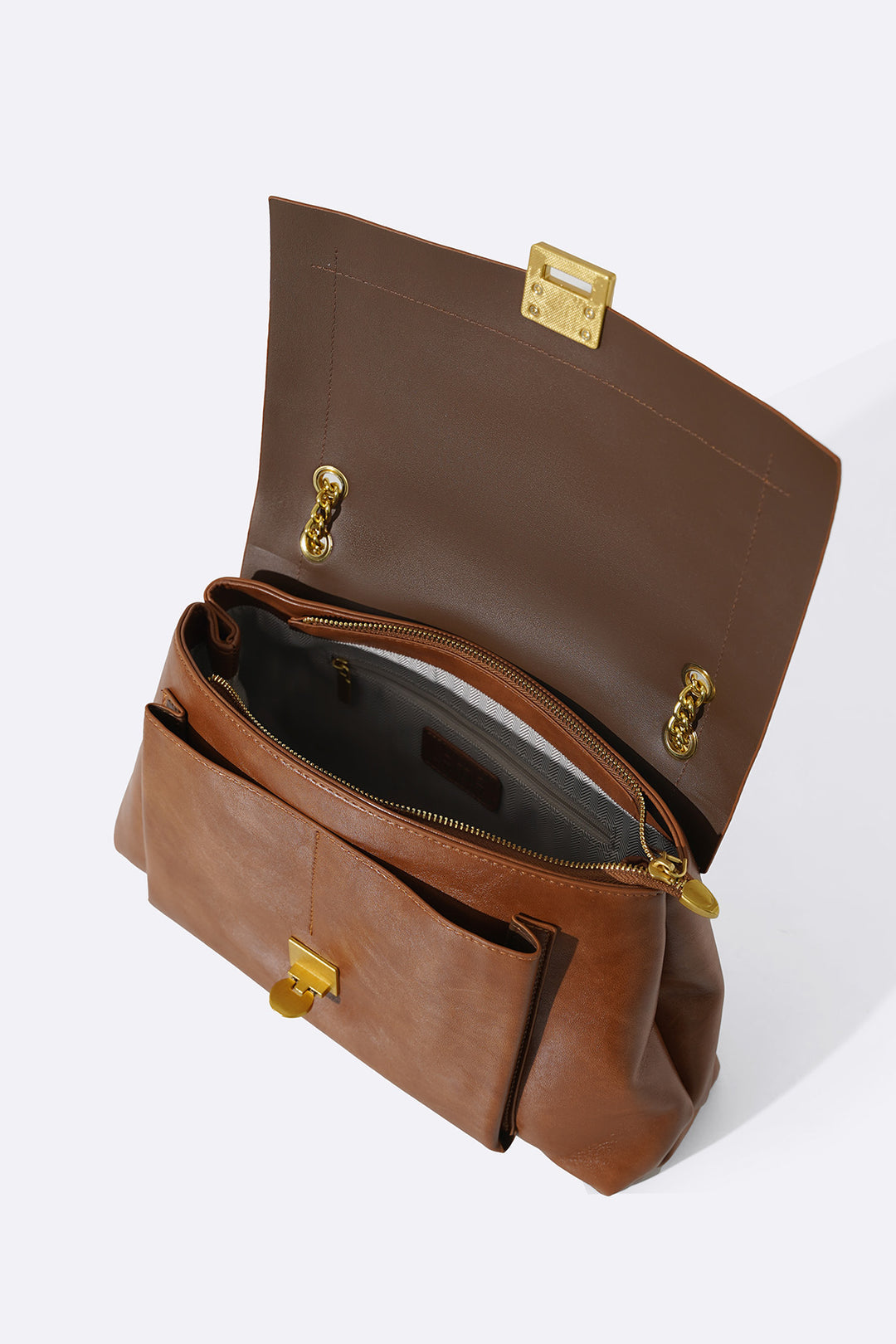 TAN ALL-DAY SHOULDER BAG