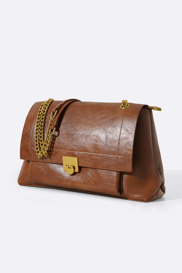 TAN ALL-DAY SHOULDER BAG