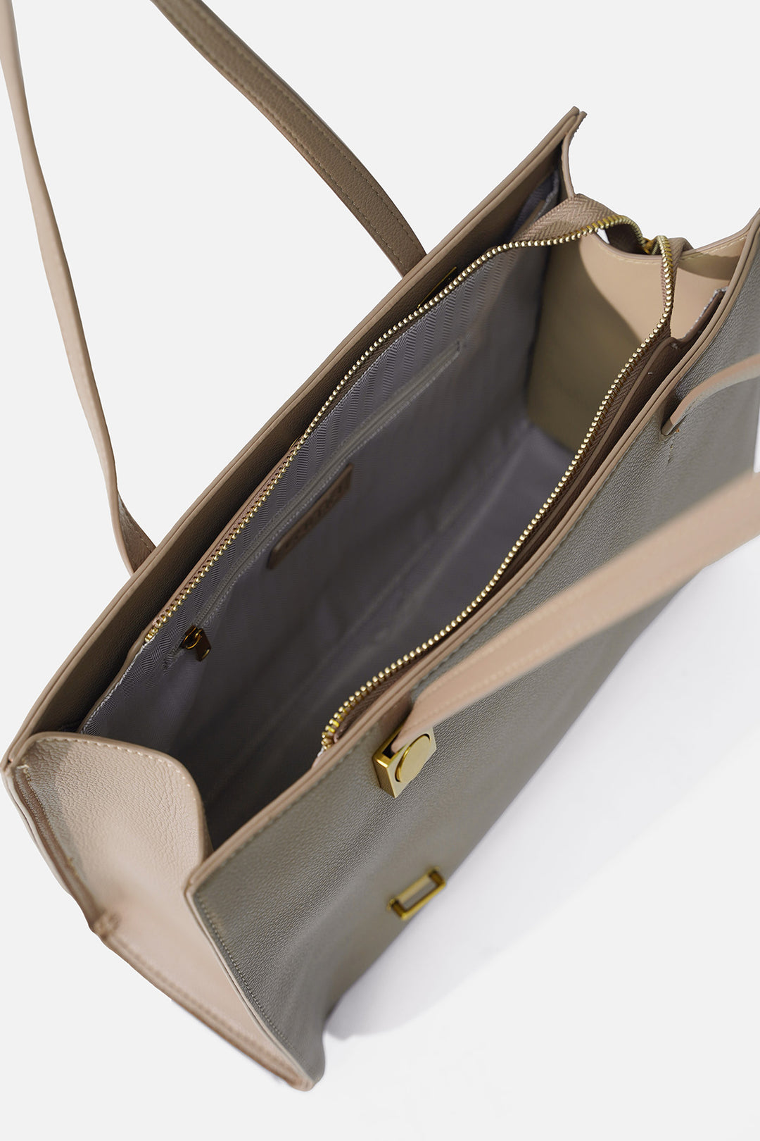 KHAKI BOARDROOM TOTE