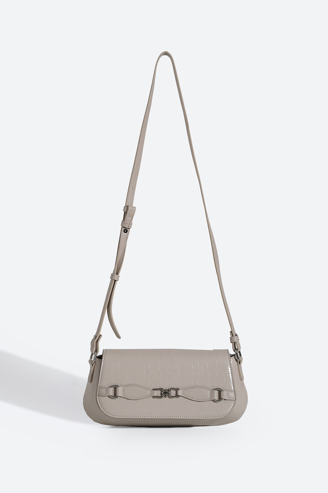 CROC BUCKLE BAG