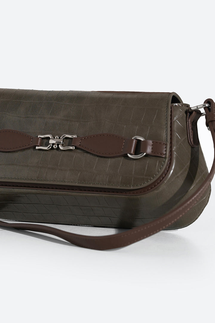 CROC BUCKLE BAG