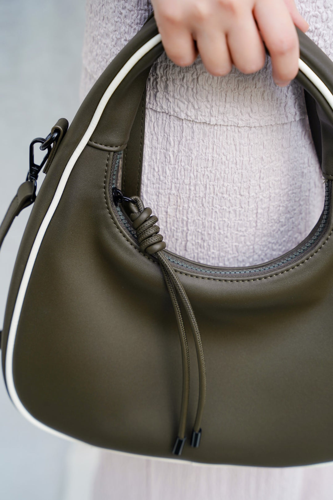 OLIVE VARSITY DAY BAG