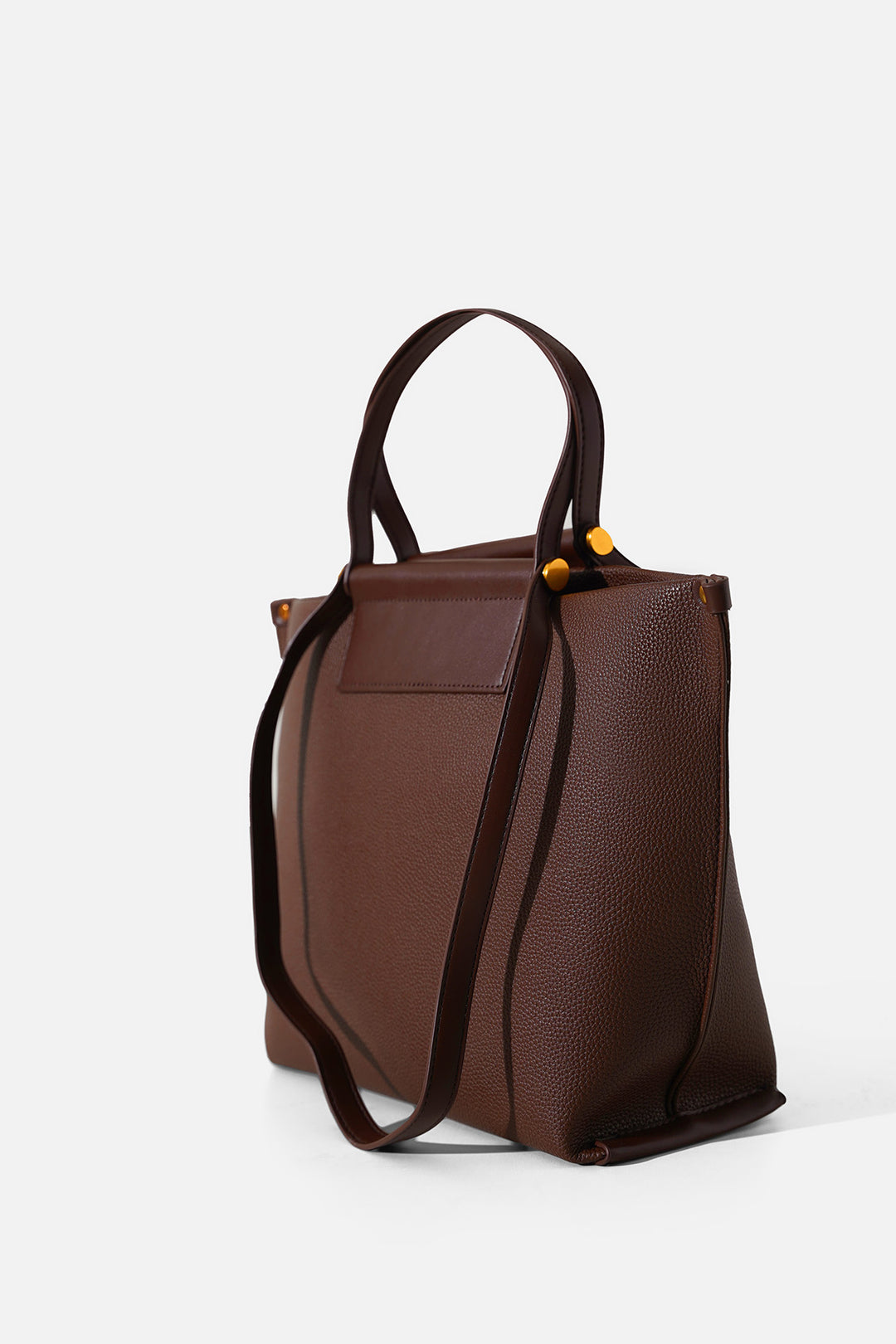 BROWN WEEKEND TOTE