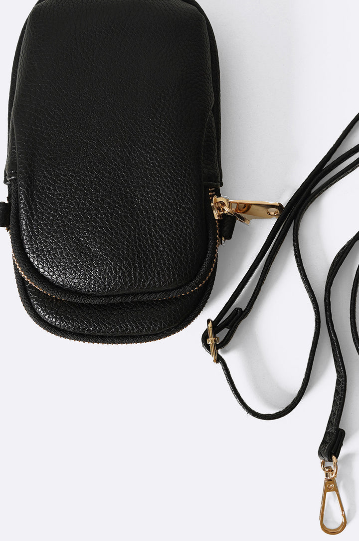 BLACK ESSENTIAL CROSSBODY (UNISEX)