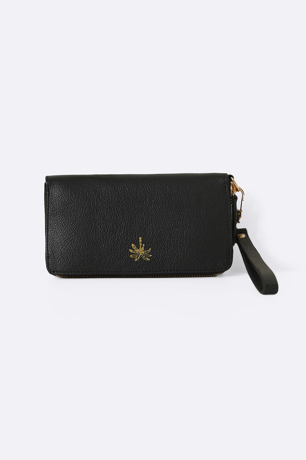 BLACK RESORT LEATHER WALLET