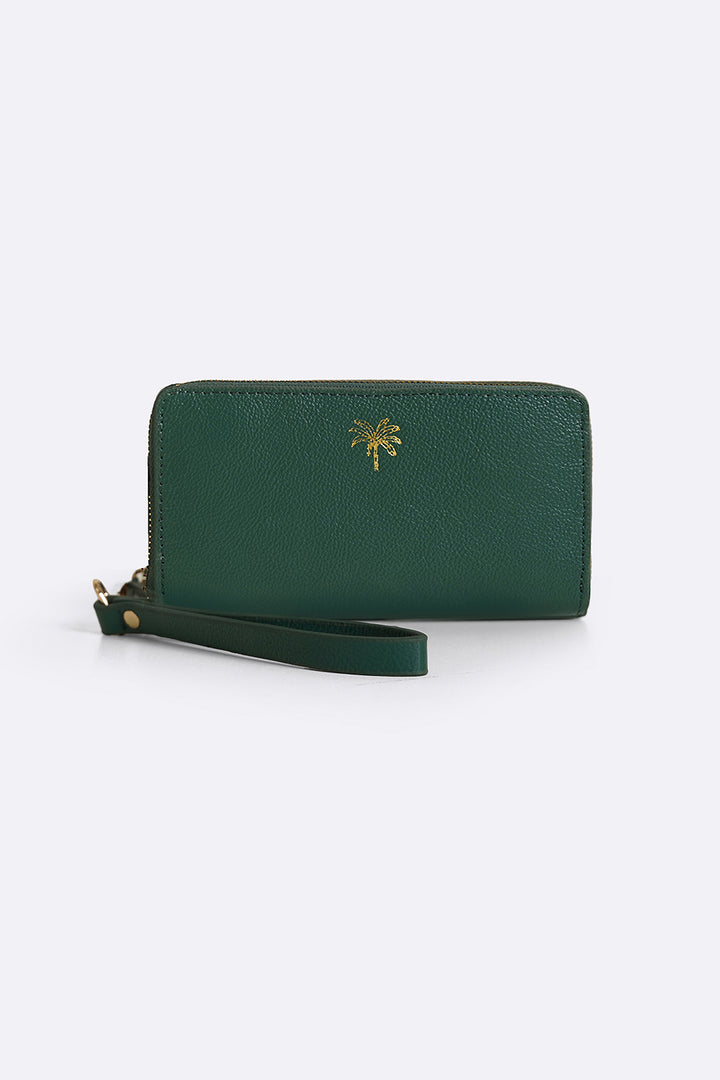 GREEN RESORT LEATHER WALLET