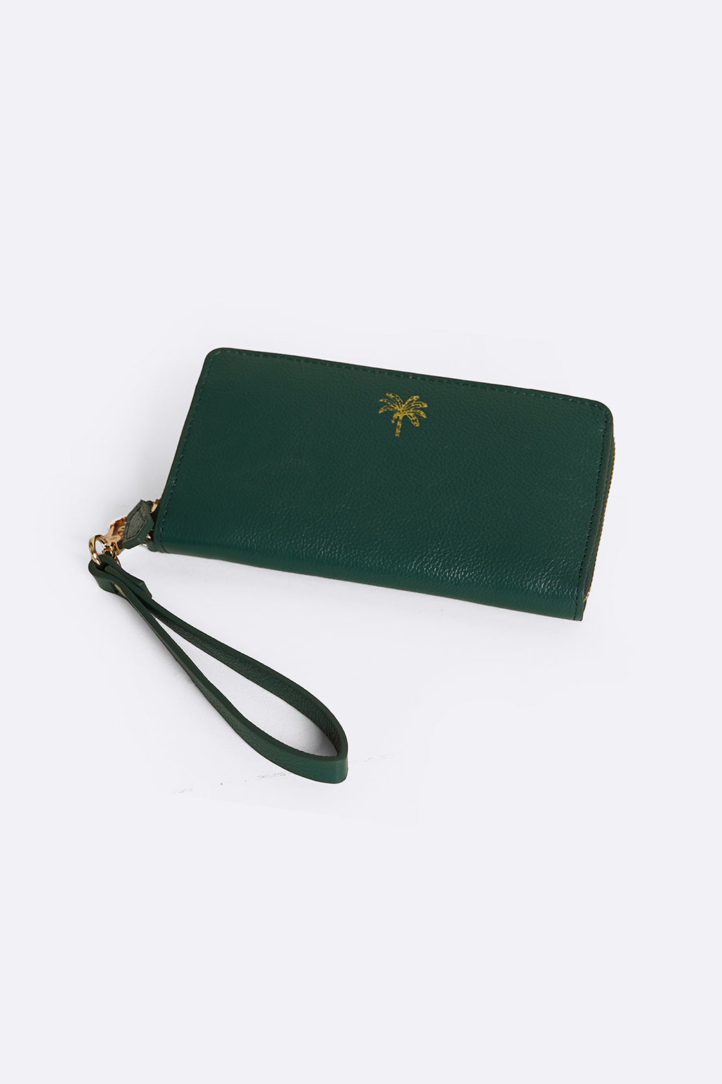 GREEN RESORT LEATHER WALLET