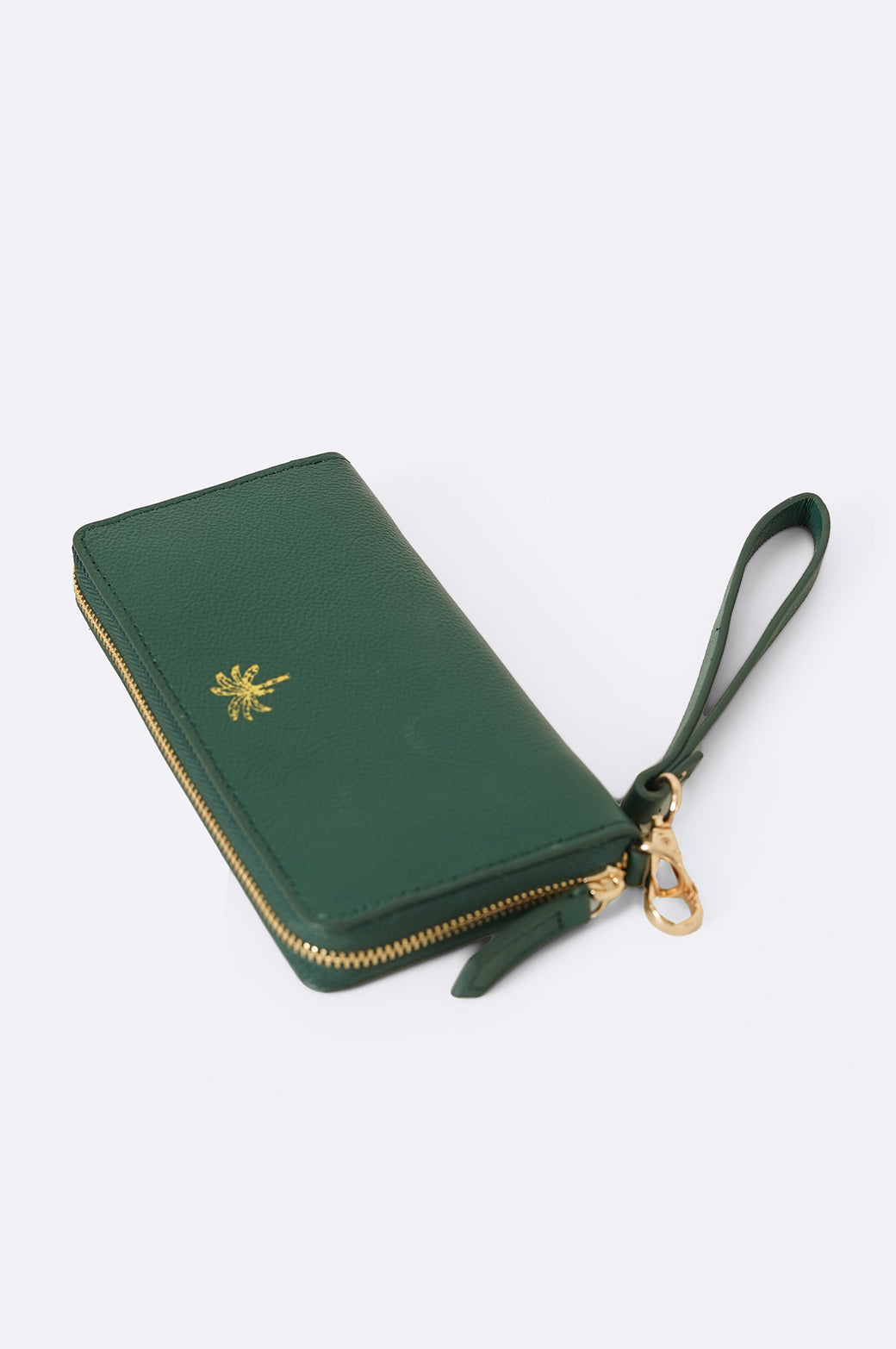 GREEN RESORT LEATHER WALLET