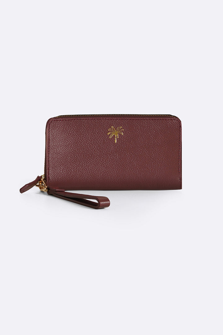 MAROON RESORT LEATHER WALLET