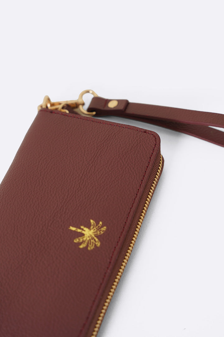 MAROON RESORT LEATHER WALLET