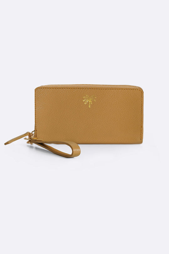 TAN RESORT LEATHER WALLET