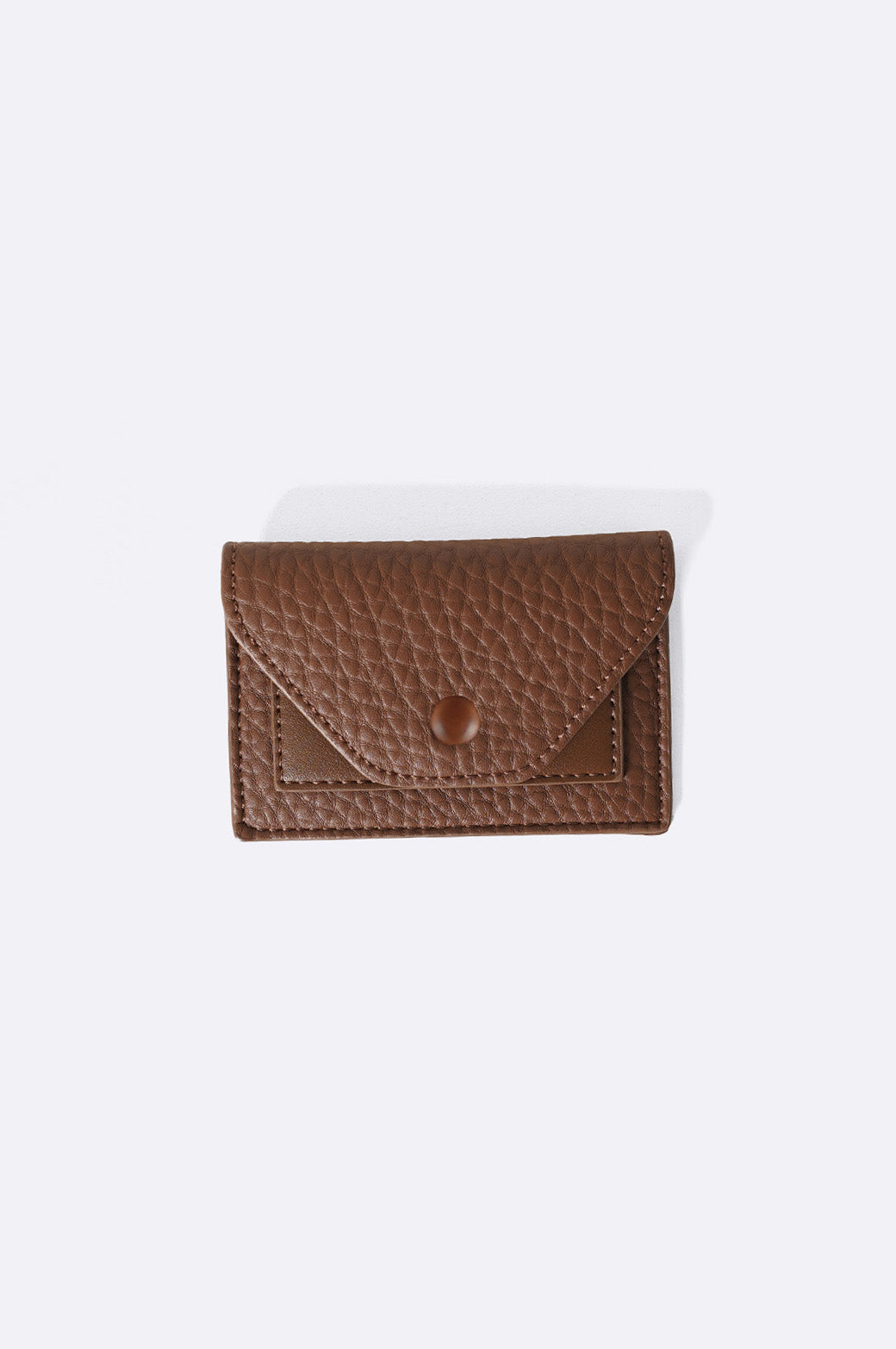 BROWN CARD WALLET