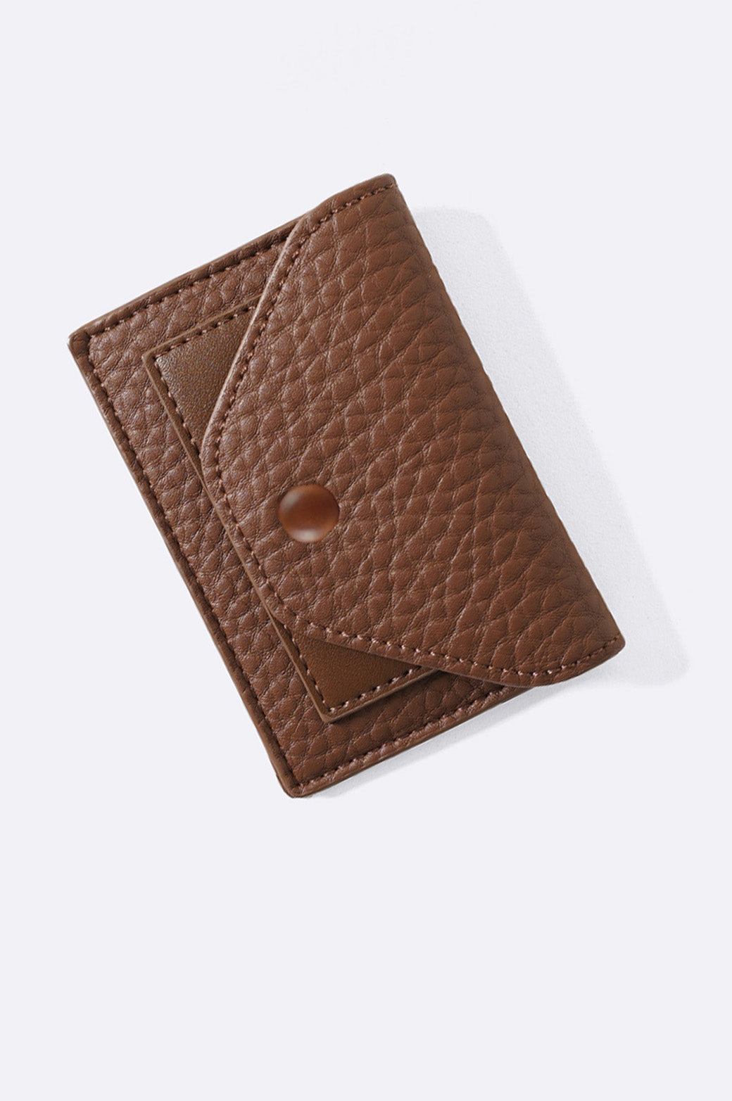 BROWN CARD WALLET