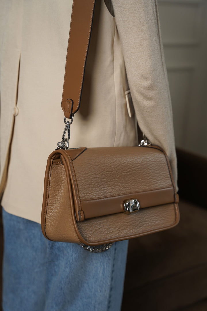 KHAKI MALIBU CROSSBODY BAG