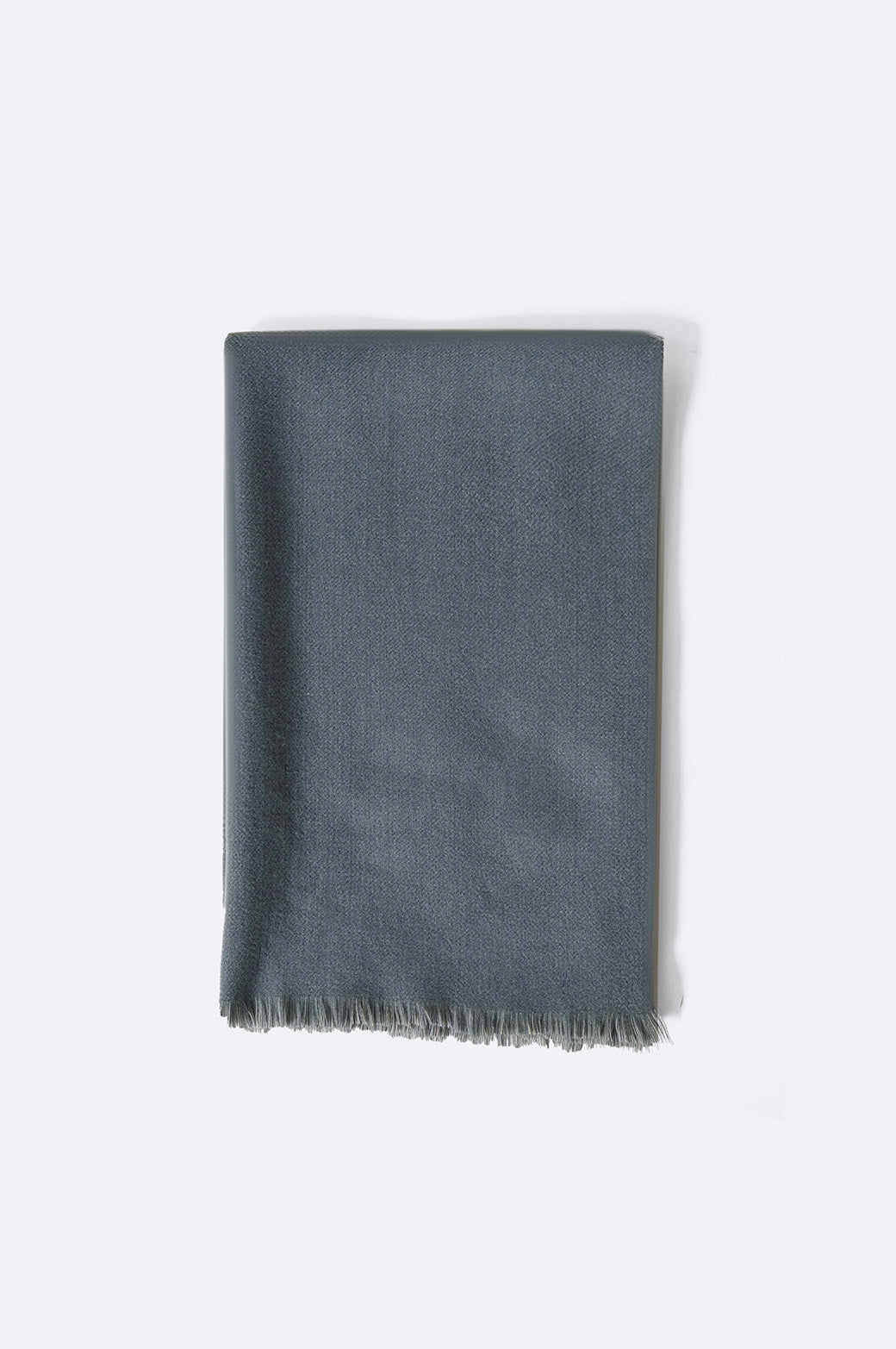 SKY BLUE PLUSH REVERSIBLE SCARF