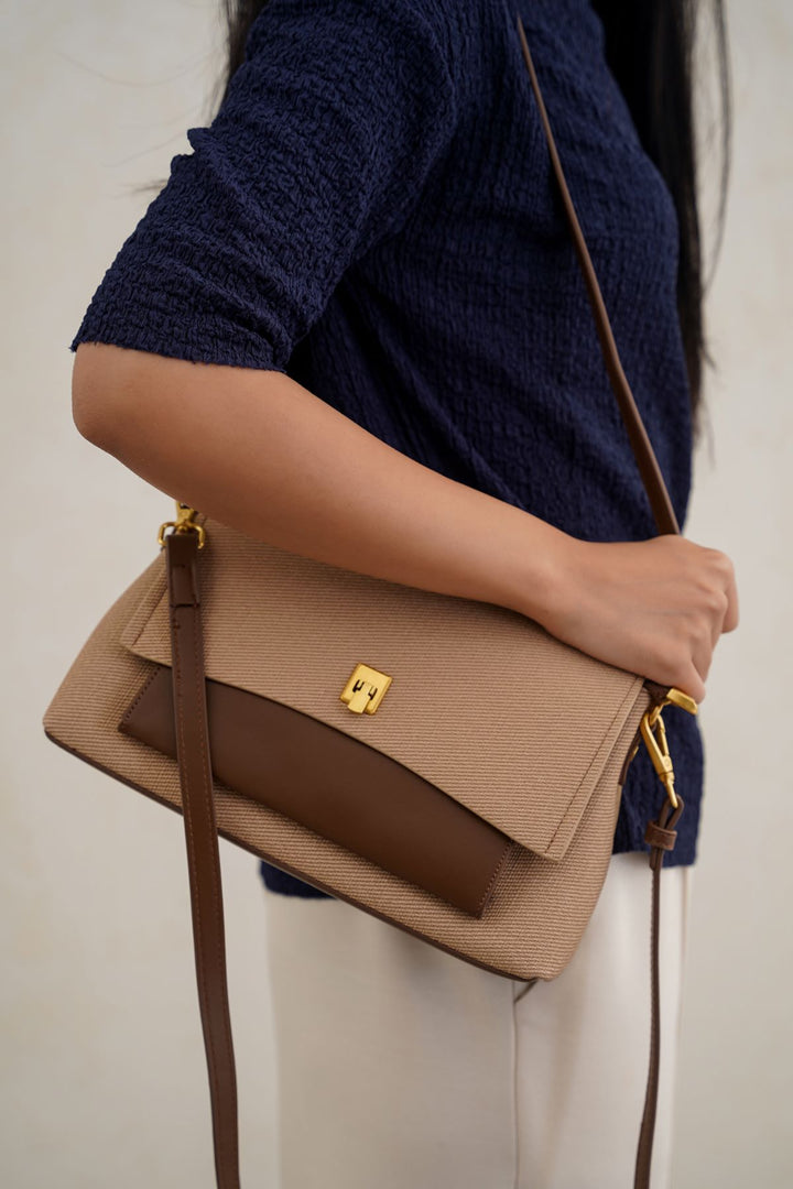 COFFEE TABARIS SHOULDER BAG