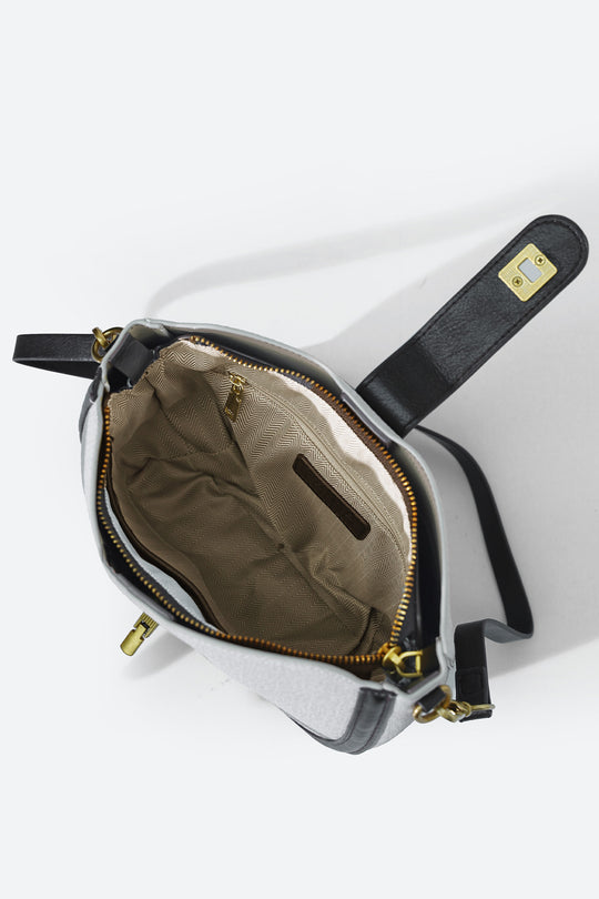 CREAM BADARO CROSSBODY BAG