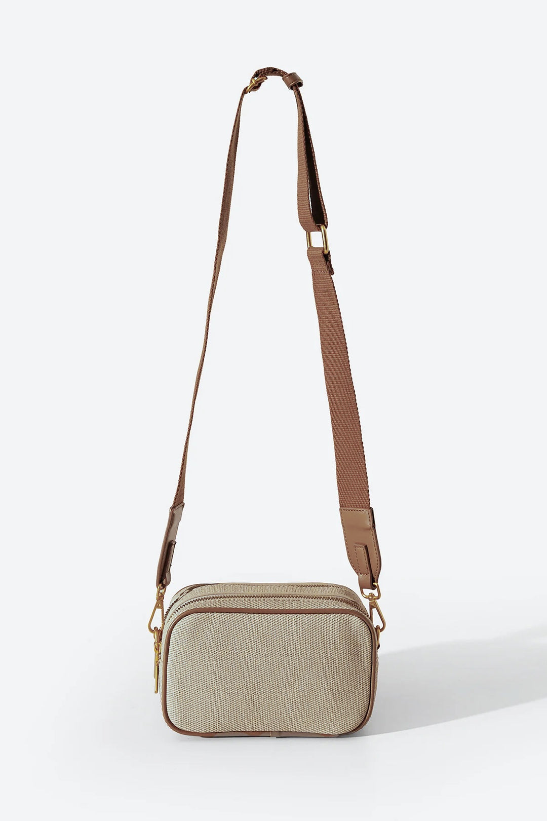 MEZZEH DOUBLE-ZIP CROSSBODY