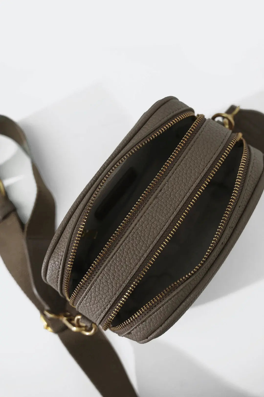 MEZZEH DOUBLE-ZIP CROSSBODY