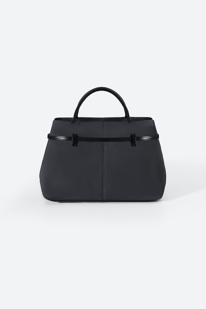 BLACK KARAKOY TOP-HANDLE TOTE