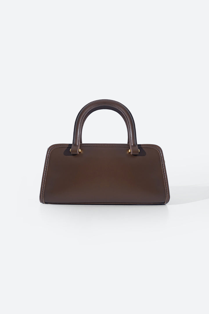 COFFEE MEDIUM TOP-HANDLE PURSE