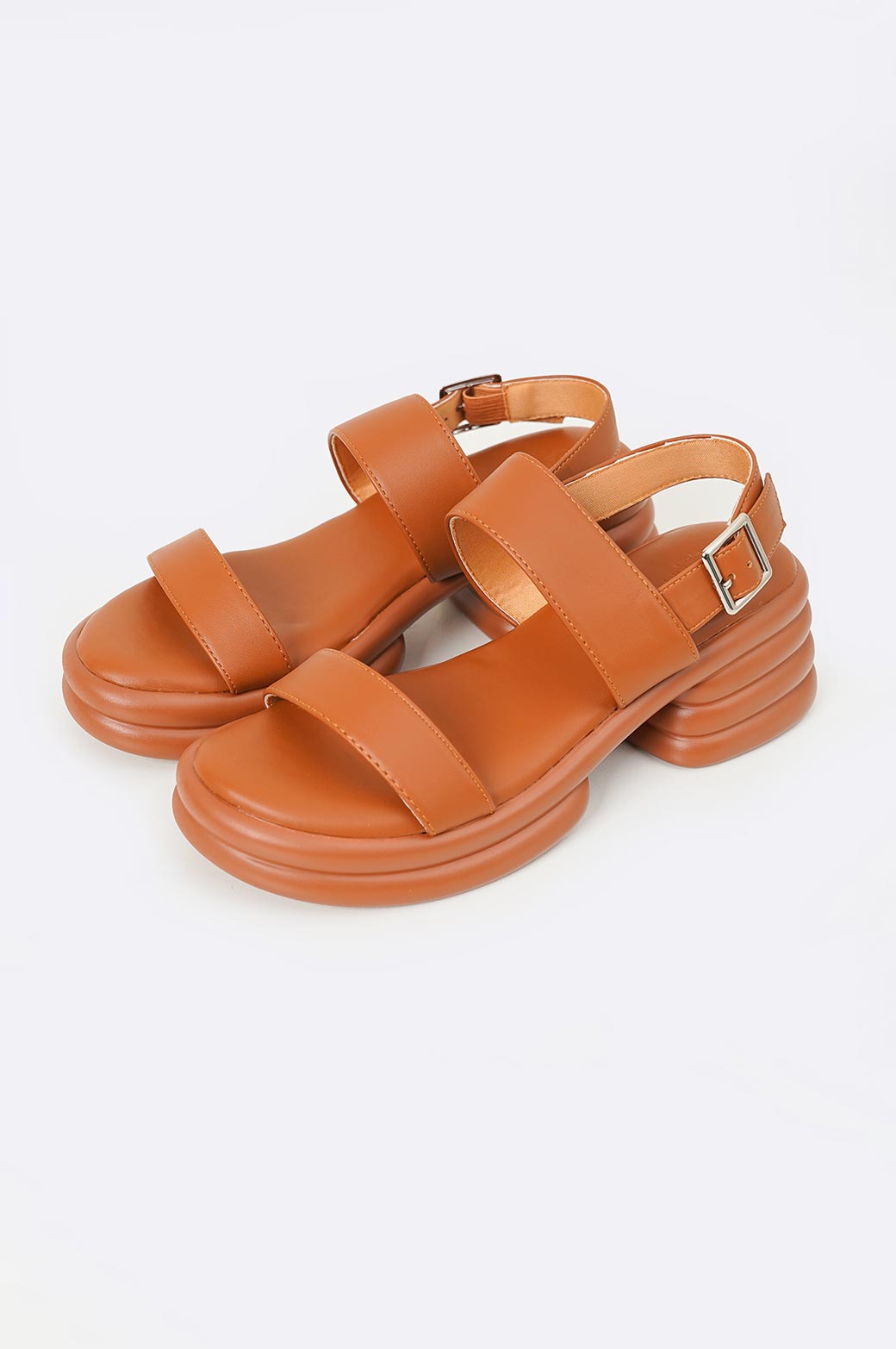 BROWN BUBBLE MAMA SANDALS