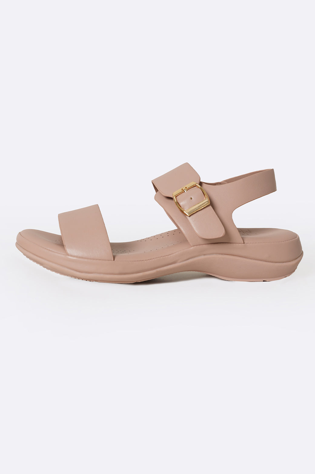 PINK BUCKLED MAMA SANDALS