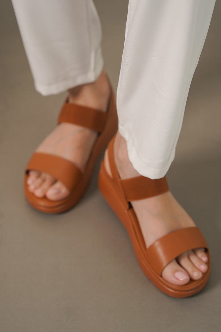 TAN LIVE WELL MAMA SANDAL