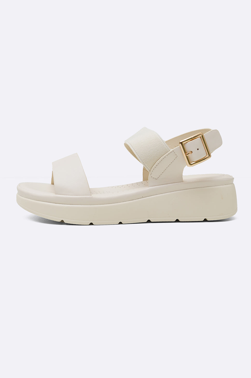 WHITE LIVE WELL MAMA SANDAL