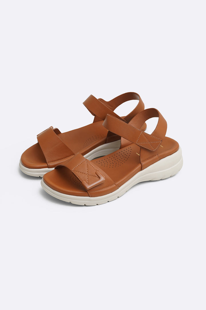 TAN LIGHTWEIGHT MAMA SANDALS