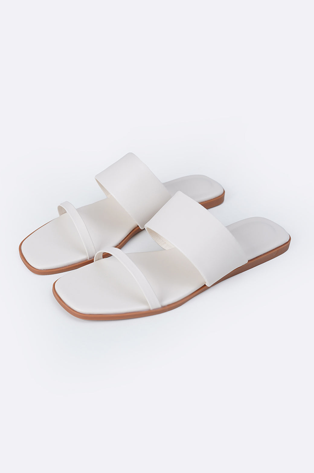 OFF WHITE BASIC SUMMER SLIDES