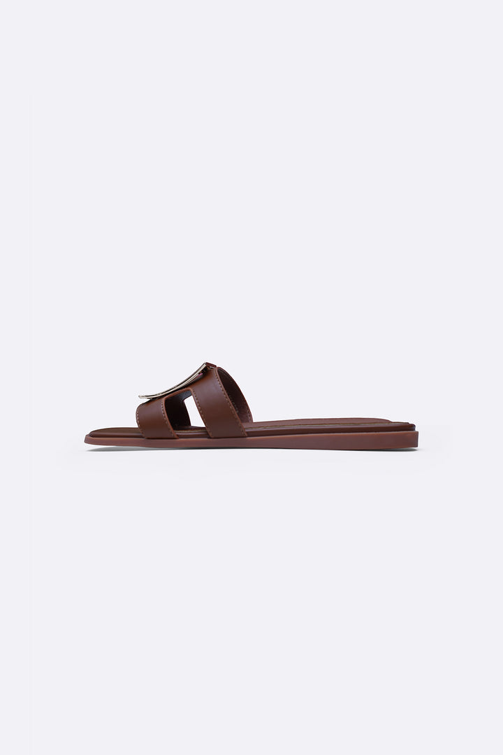 SQUARE BUCKLED SLIDES