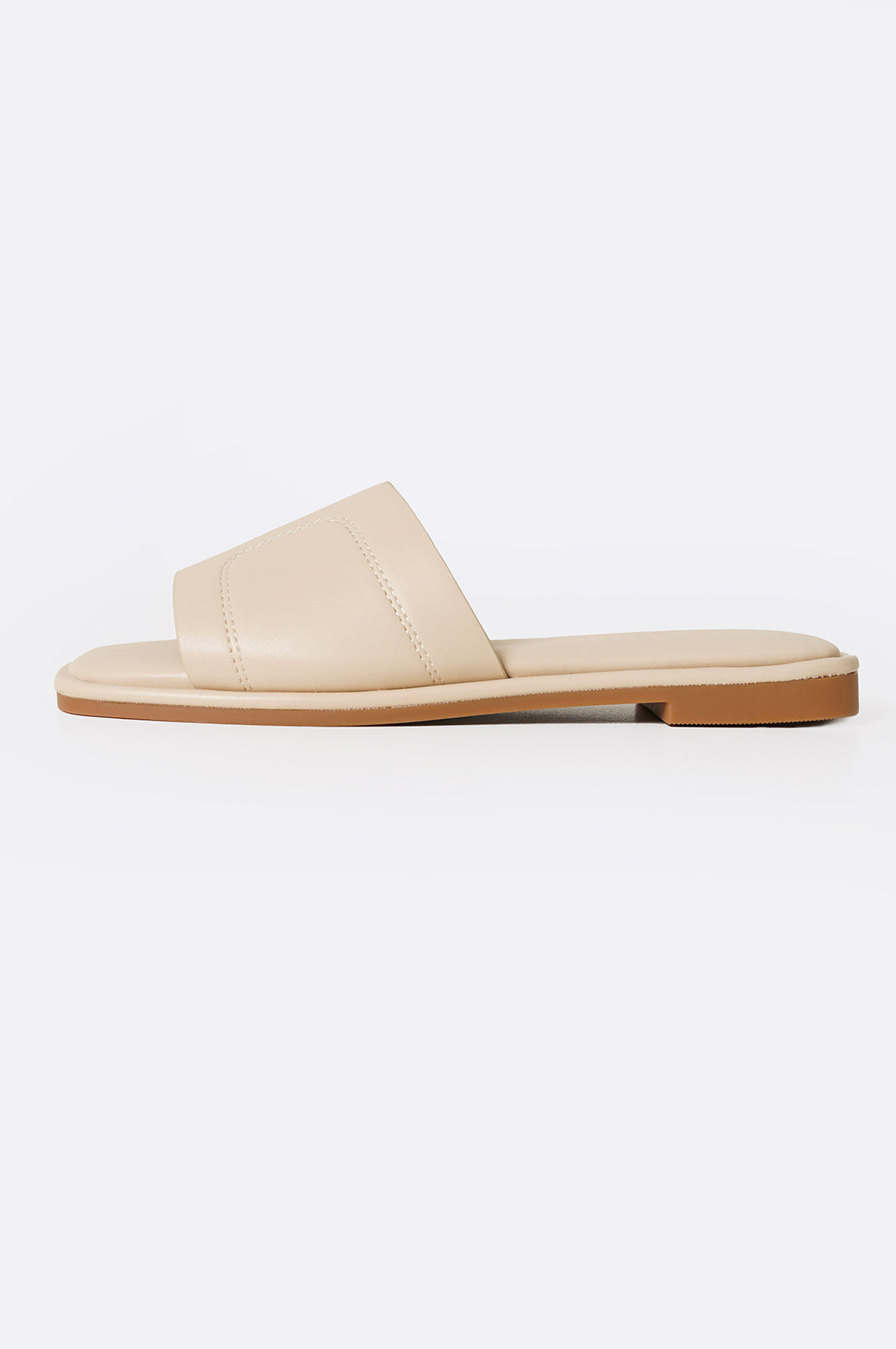 BEIGE BASIC COMFY SLIDES