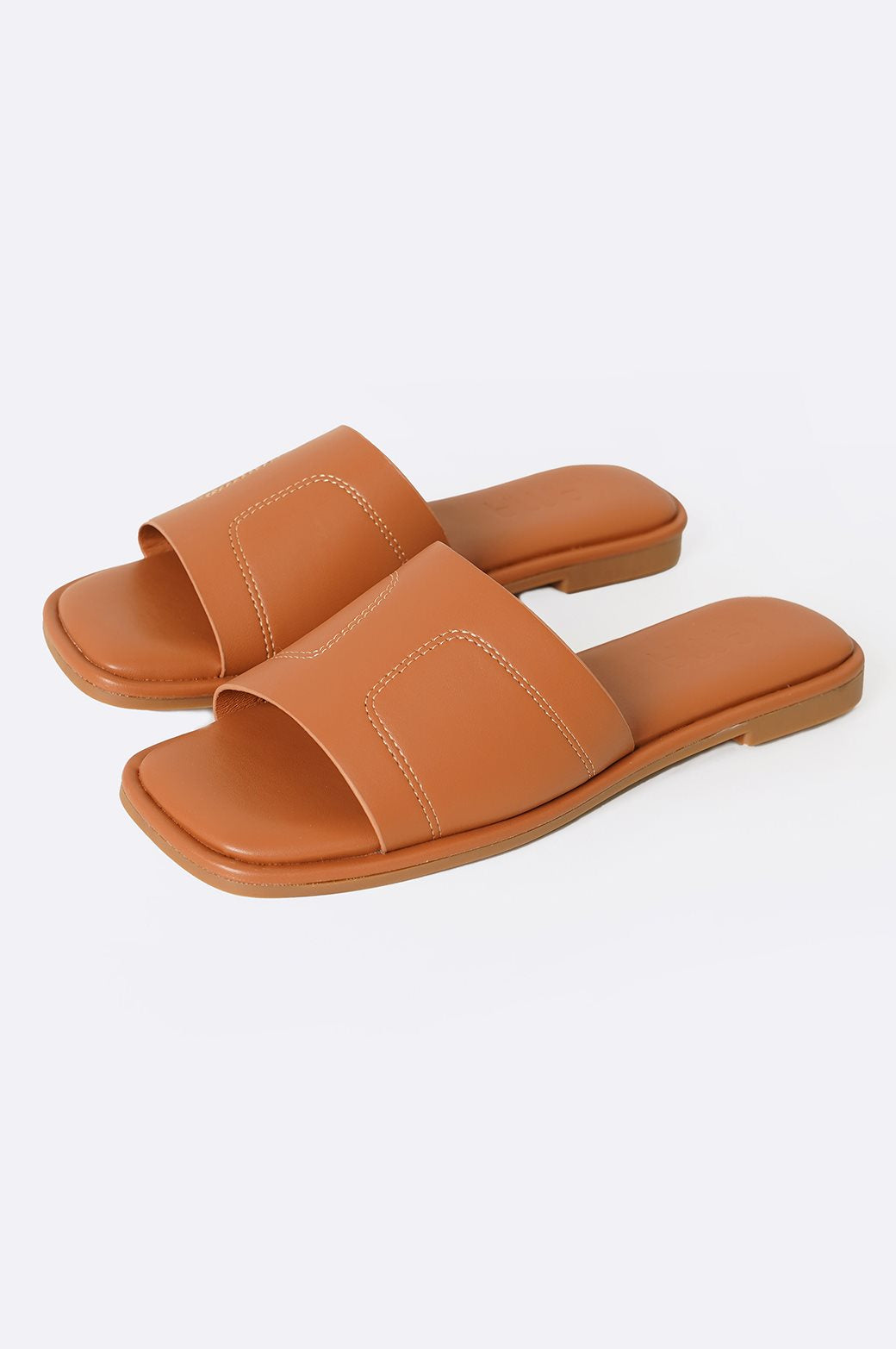 TAN BASIC COMFY SLIDES